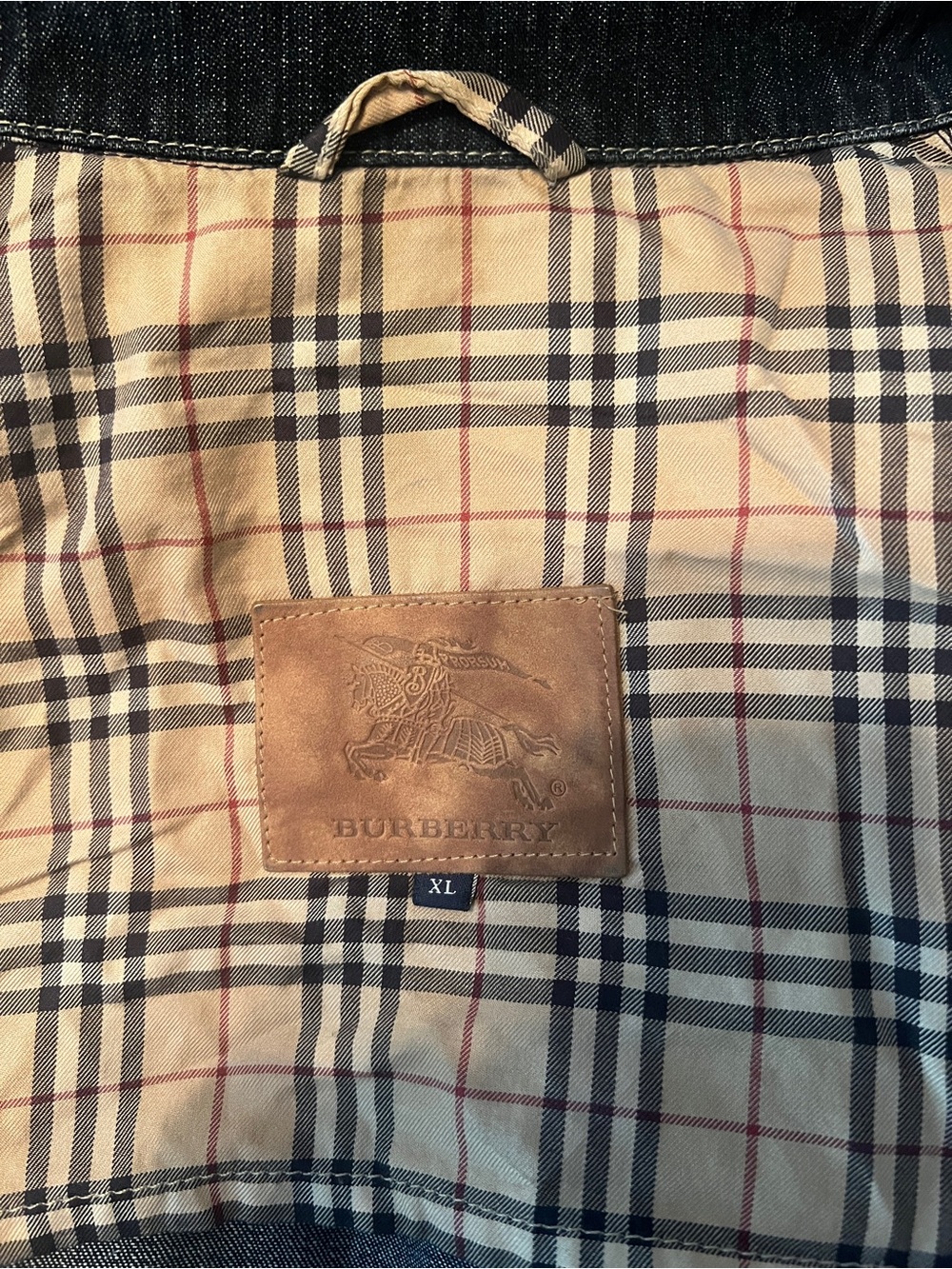 Burberry Denim Jean Jacket-XL - Picture 10 of 10